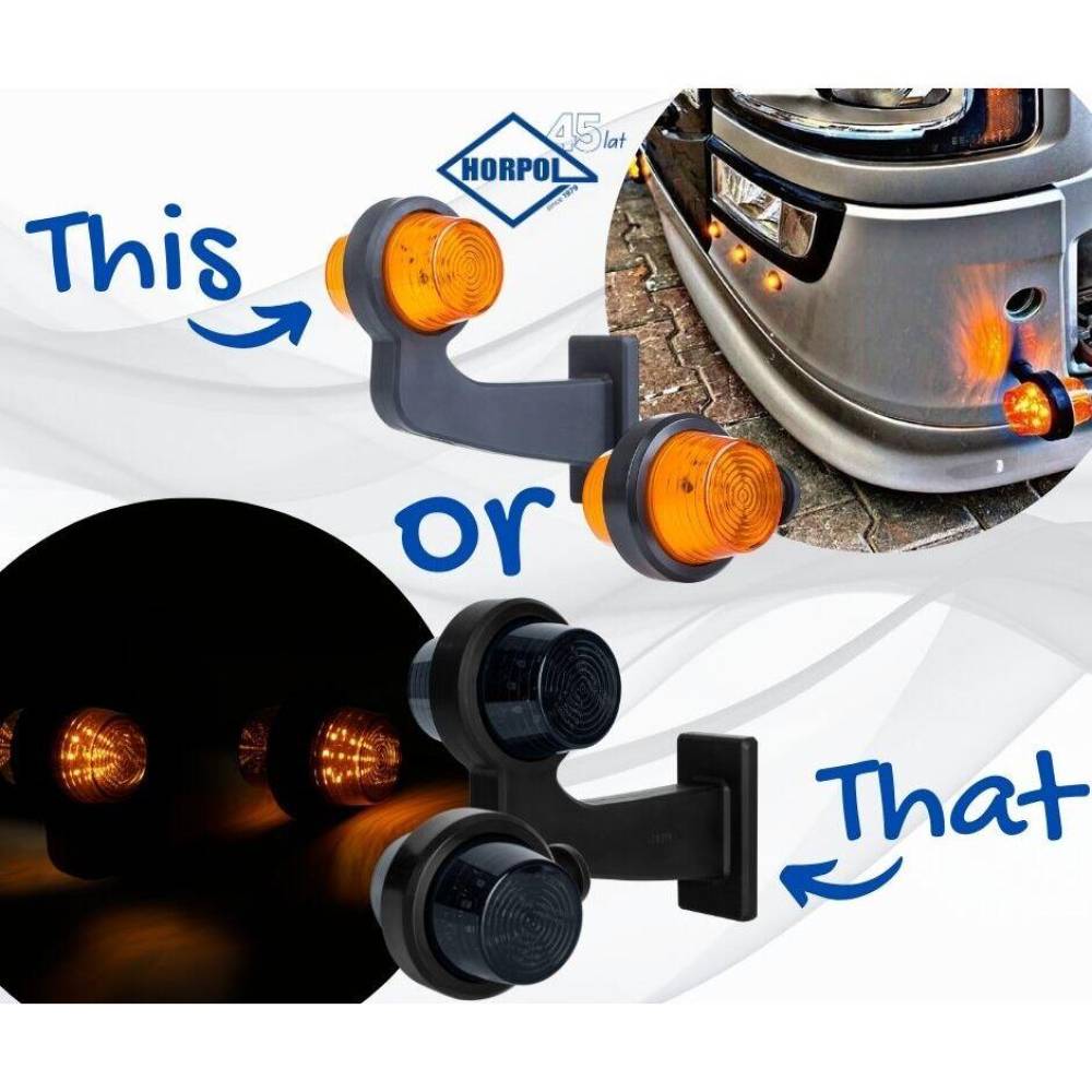 Lampa gabarit brat 107mm, LED, Old School, LD 2622 Horpol Lampa gabarit brat 107mm, LED, Old School, LD 2622 Horpol