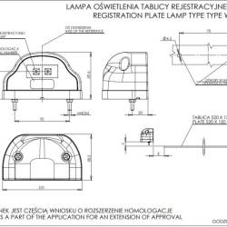 Lampa numar 101x58 LED, cocoasa, W72 408 Was
