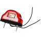 Lampa numar cu LED, tip cocoasa, rosie 101x58, W72 409 Was