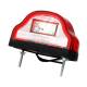 Lampa numar cu LED, tip cocoasa, rosie 101x58, W72 409 Was