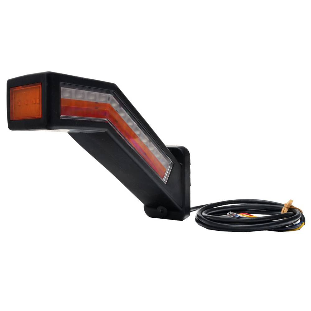 Lampa gabarit cu brat 185mm, cotit la 45°, multifunctionala 5 functii, stanga, LED, W168.9 1440L Was Lampa gabarit cu brat 185mm, cotit la 45°, multifunctionala 5 functii, stanga, LED, W168.9 1440L Was