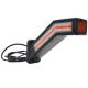Lampa gabarit cu brat 185mm, cotit la 45° multifunctionala 6 functii, cu semnalizare dinamica, stanga, W168.9DD 1441DD L Was