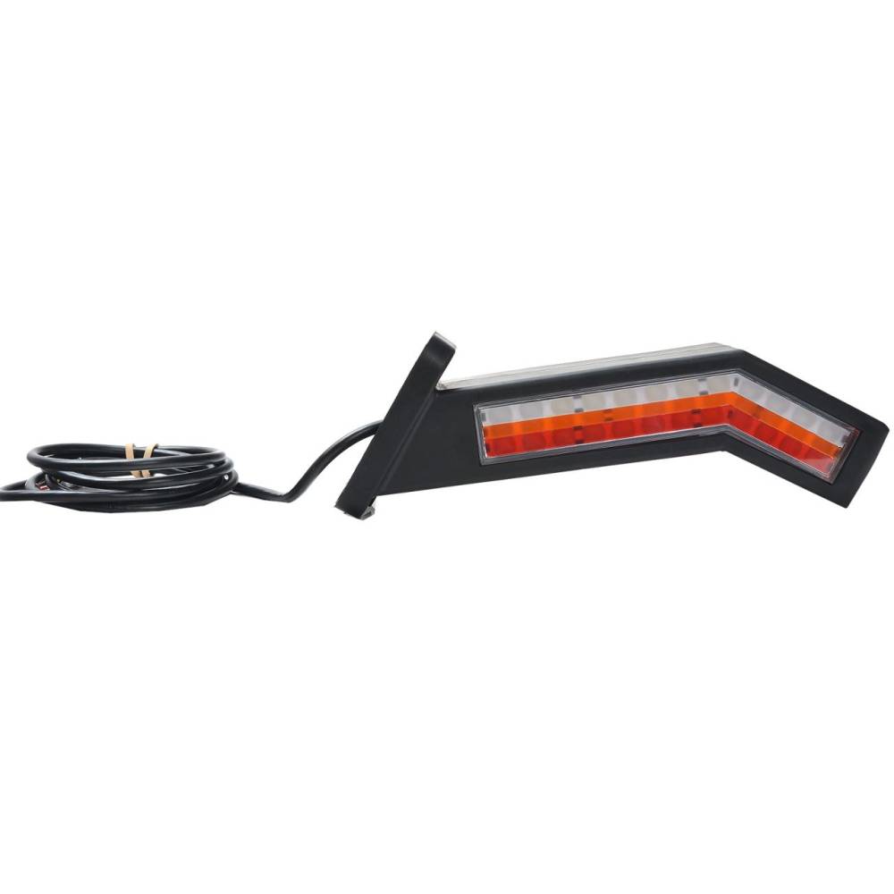 Lampa gabarit cu brat 185mm, cotit la 45°, multifunctionala 6 functii cu semnalizare dinamica, dreapta, W168.9DD 1441DD P Was