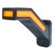 Lampa gabarit cu brat lung 185mm, cotit la 45° 3 functii, cu semnalizare, stanga, W168.6 1258L Was Lampa gabarit cu brat lung 185mm, cotit la 45° 3 functii, cu semnalizare, stanga, W168.6 1258L Was