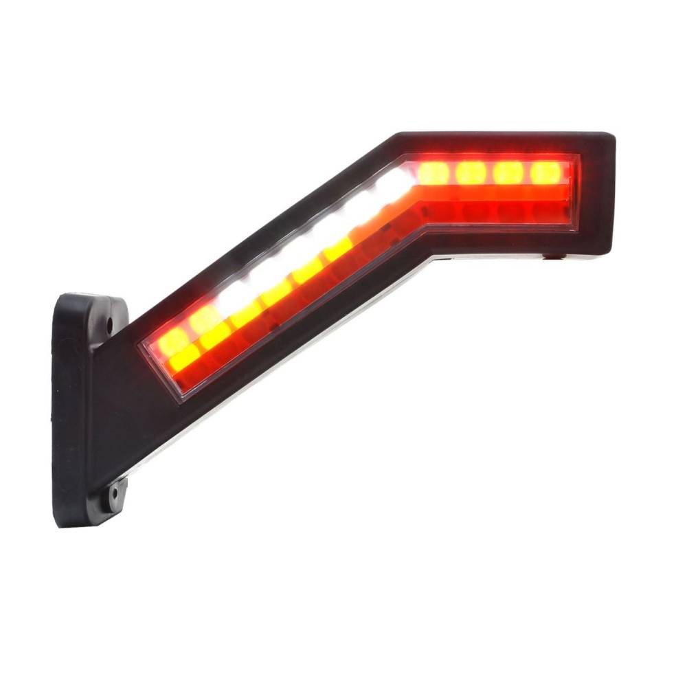 Lampa gabarit cu brat 185mm, cotit la 45° multifunctionala 6 functii, dreapta, LED, W168.9 1442 P Was