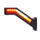 Lampa gabarit cu brat 185mm, cotit la 45°, multifunctionala, 6 functii cu semnalizare dinamica, stanga, LED, W168.9DD 1443DD L Was