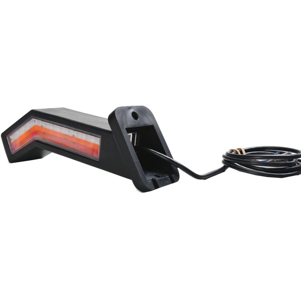 Lampa gabarit cu brat 185mm, cotit la 45°, multifunctionala, 6 functii cu semnalizare dinamica, stanga, LED, W168.9DD 1443DD L Was