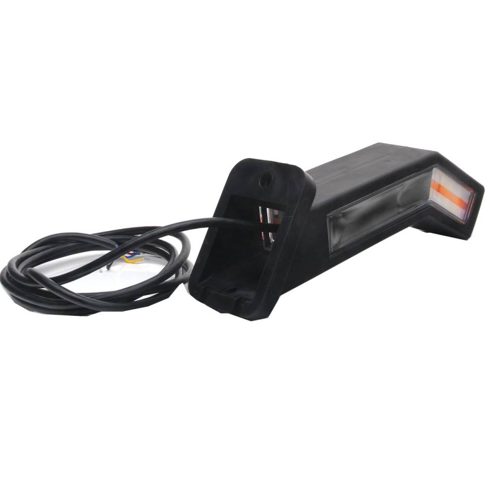 Lampa gabarit cu brat 185mm, cotit la 45°, multifunctionala, 6 functii cu semnalizare dinamica, stanga, LED, W168.9DD 1443DD L Was