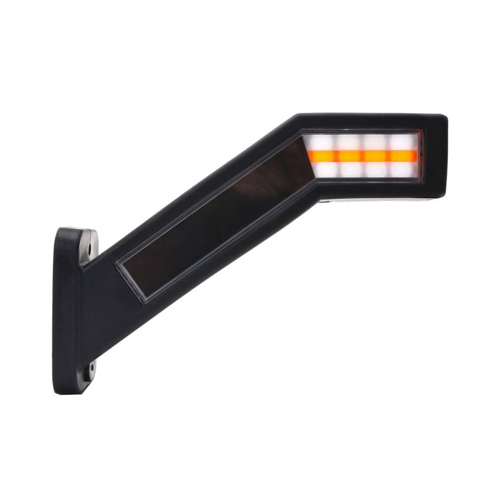 Lampa gabarit cu brat 185mm, cotit la 45°, multifunctionala, 6 functii cu semnalizare dinamica, dreapta, W168.9DD 1443DD P Was