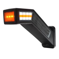 Lampa gabarit cu brat 185mm, cotit la 45°, multifunctionala, 6 functii cu semnalizare dinamica, dreapta, W168.9DD 1443DD P Was