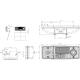 Lampa stop 287x100, 3 functii, hibrid LED, stanga/dreapta 485 / 486, WE55 1DZ P/L Was 