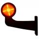 Lampa gabarit brat 192mm, cotit la 90°, LED, Old School, dreapta, LD 2621 Horpol 