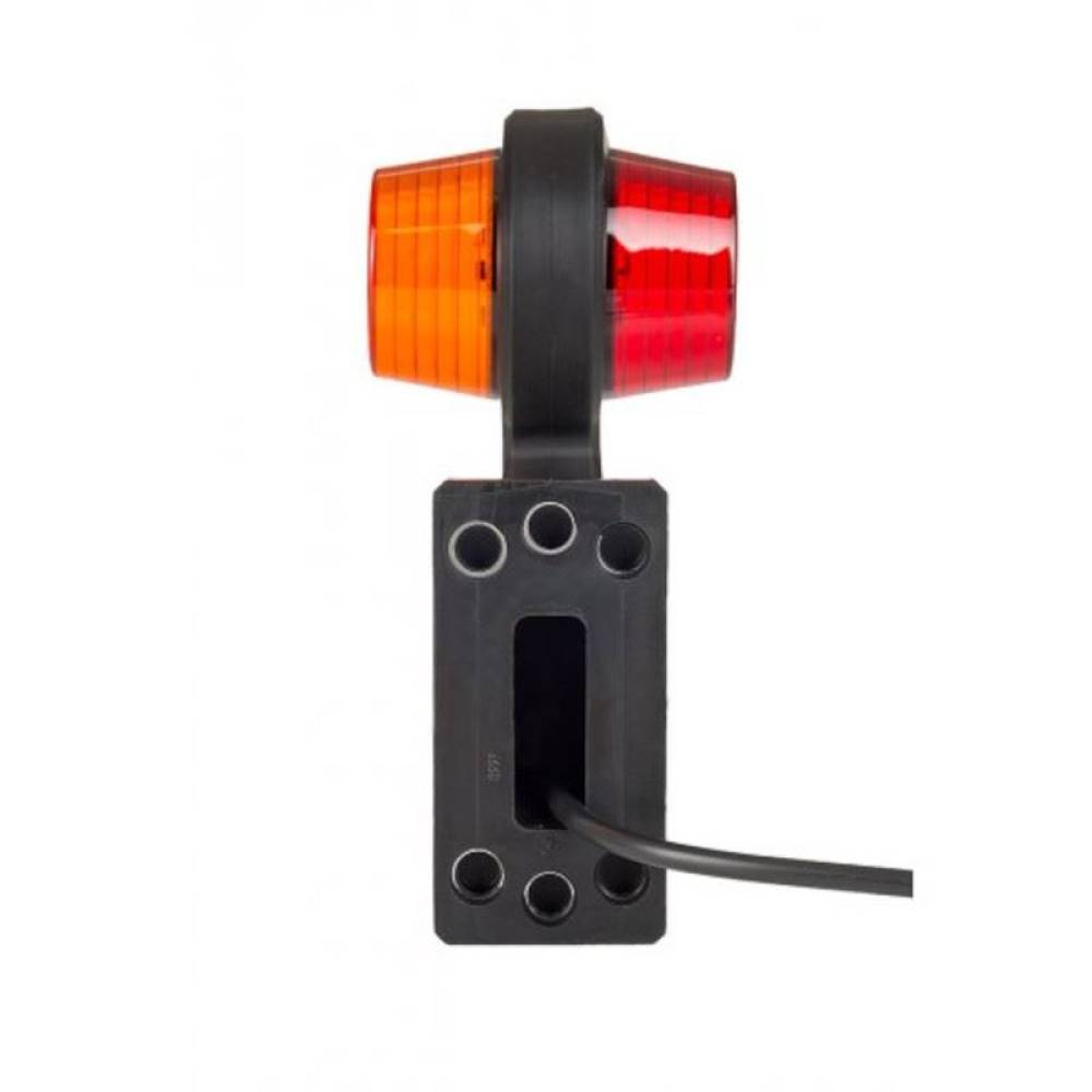 Lampa gabarit brat 192mm, cotit la 90°, LED, Old School, dreapta, LD 2621 Horpol 