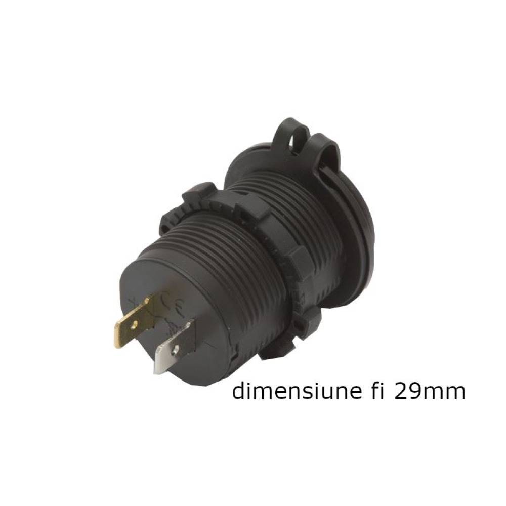 Priza cu 2 USB, 2x2.1A, 12/24V, HUGO 42719 CarCo
