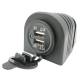 Priza cu 2 USB, 2x2.1A, 12/24V, HUGO 42719 CarCo