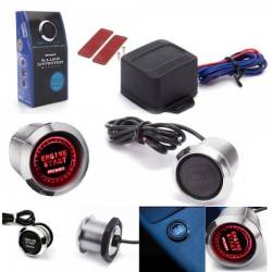 Buton pornire cu LED, kit cablaj cu modul, 12V ES02