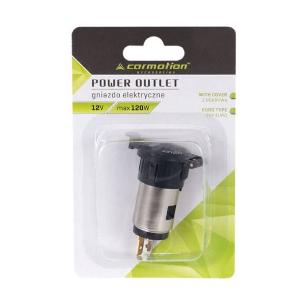 Priza bricheta auto 12V, 120W, cu capac, 58140 Carmotion