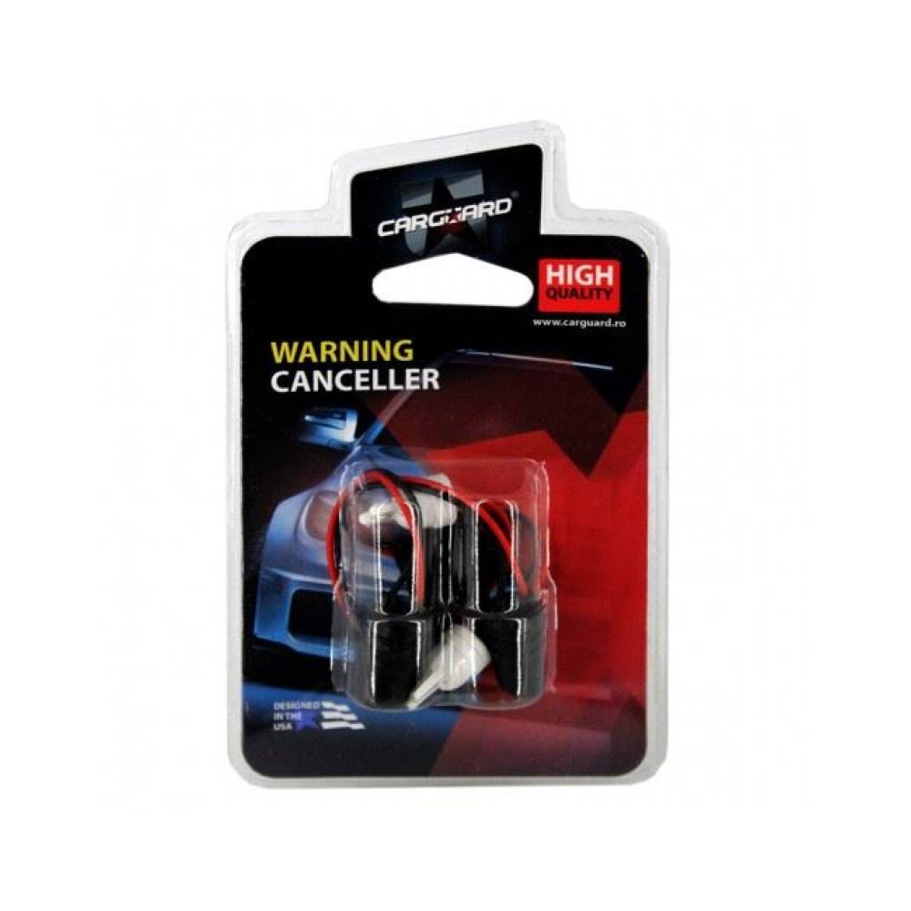 Anulator eroare LED-uri cu mufa T10, rezistenta 12V 5W, CBX002 Carguard