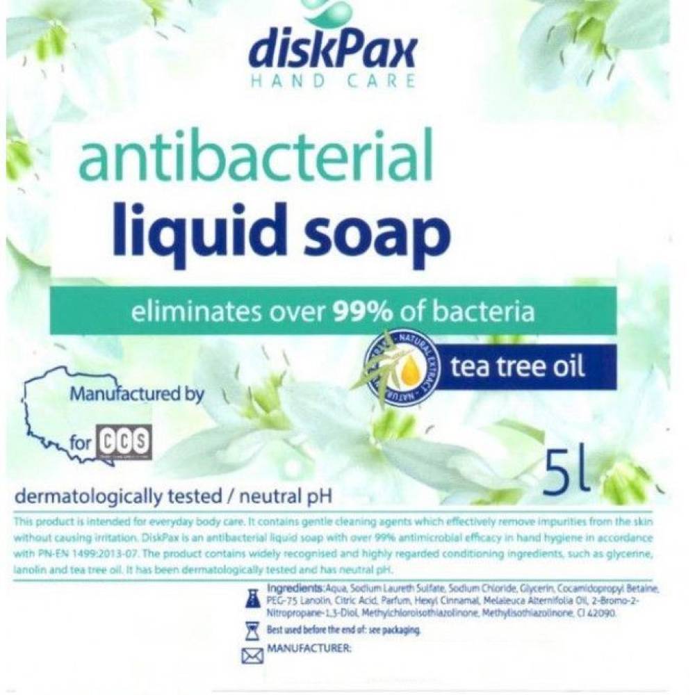Sapun lichid antibacterian 5L Disx Pax