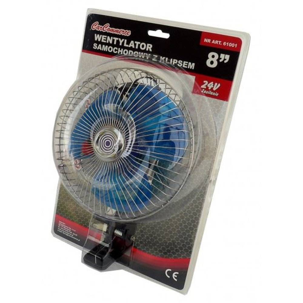 Ventilator 24V, fi20cm, metalic, 61001 CarCo