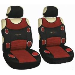 Set huse auto 2 scaune maieu rosii Prestige 47253 Carco