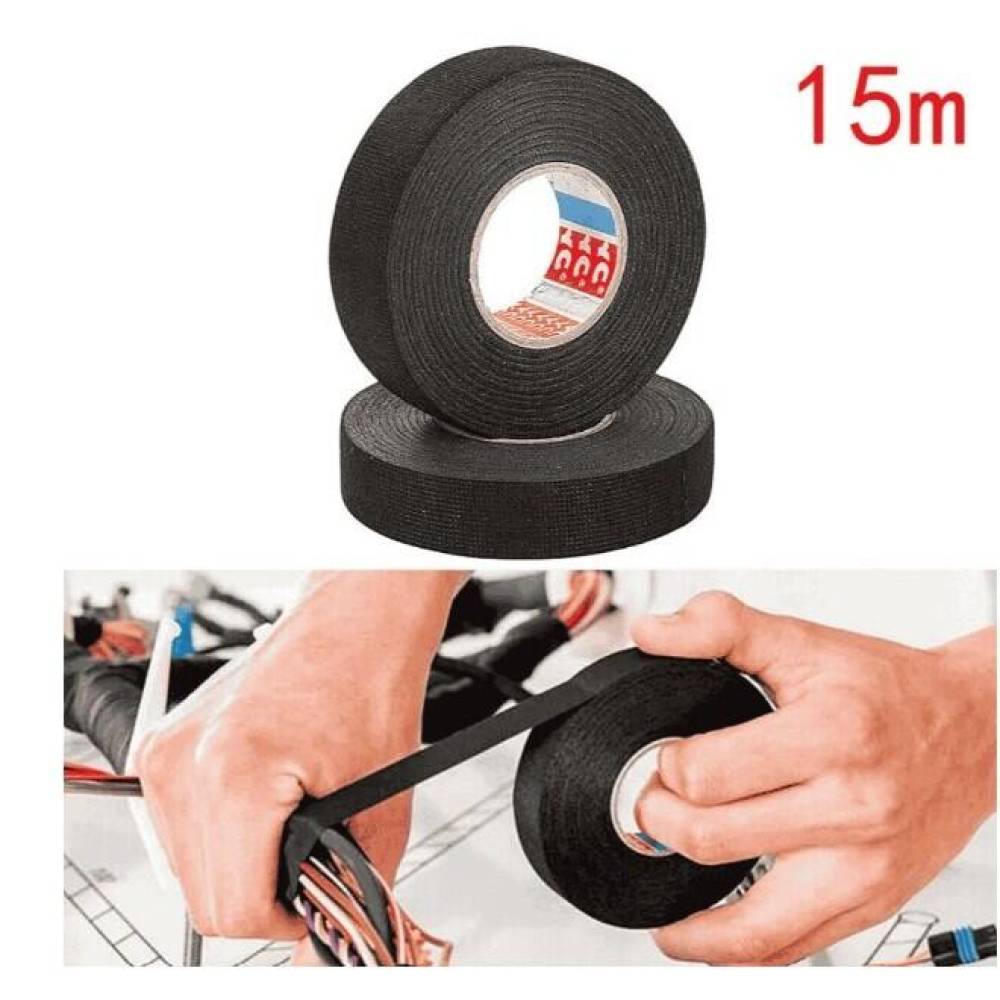 Banda izolatoare textila, panzata, pentru matisare, 25mmx25m 51618 TESA