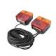 Kit lampi remorca 100x90, cablu 7.5m, cu magnet TT.12003A