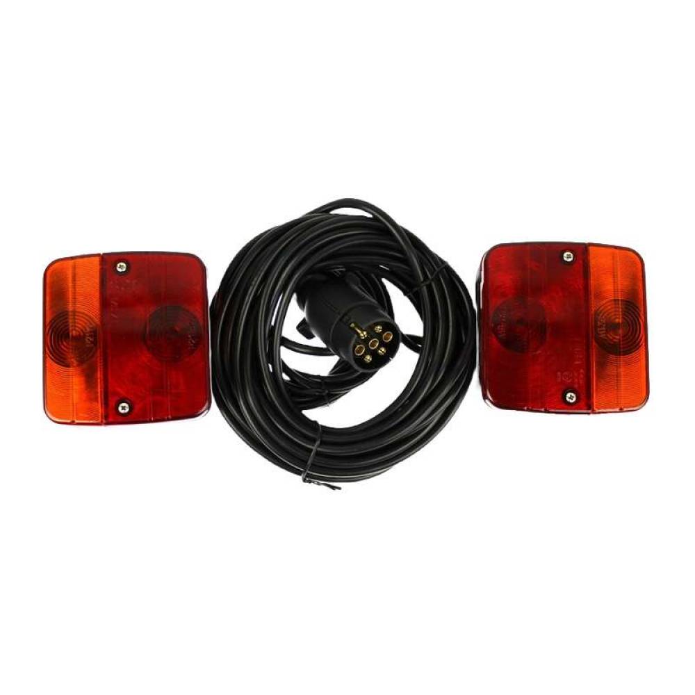 Kit lampi remorca 100x90, cablu 7.5m, cu magnet TT.12003A