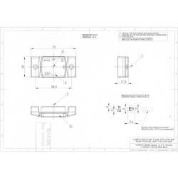 Lampa gabarit 73x33, LED, dreapta, 12-36V, LD 142 Horpol