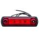 Lampa gabarit 110x31, LED, rosie, LD 677 Horpol