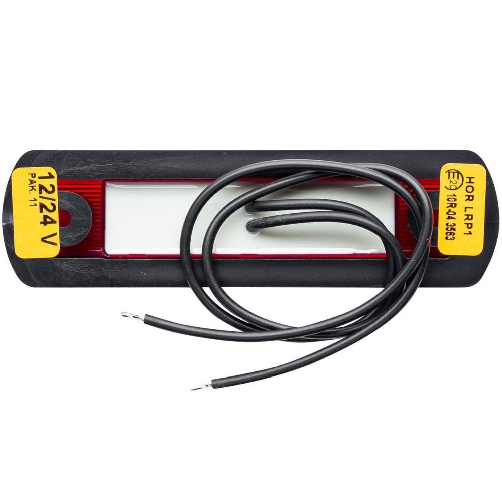 Lampa gabarit 110x31, LED, rosie, LD 677 Horpol