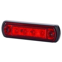 Lampa gabarit 110x31, LED, rosie, LD 677 Horpol