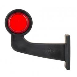 Lampa gabarit cu brat 192mm, cu cot, galben cu rosu, LED tip NEON, stanga, LD 2625 Horpol
