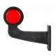 Lampa gabarit cu brat 192mm, cu cot, galben cu rosu, LED tip NEON, stanga, LD 2625 Horpol