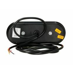 Lampa stop 205x80, 3 functii LED hibrid, JCB, dreapta, LZD 2011 Horpol