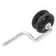 Izolator negru cu fanta, fi 6,9mm BK87644