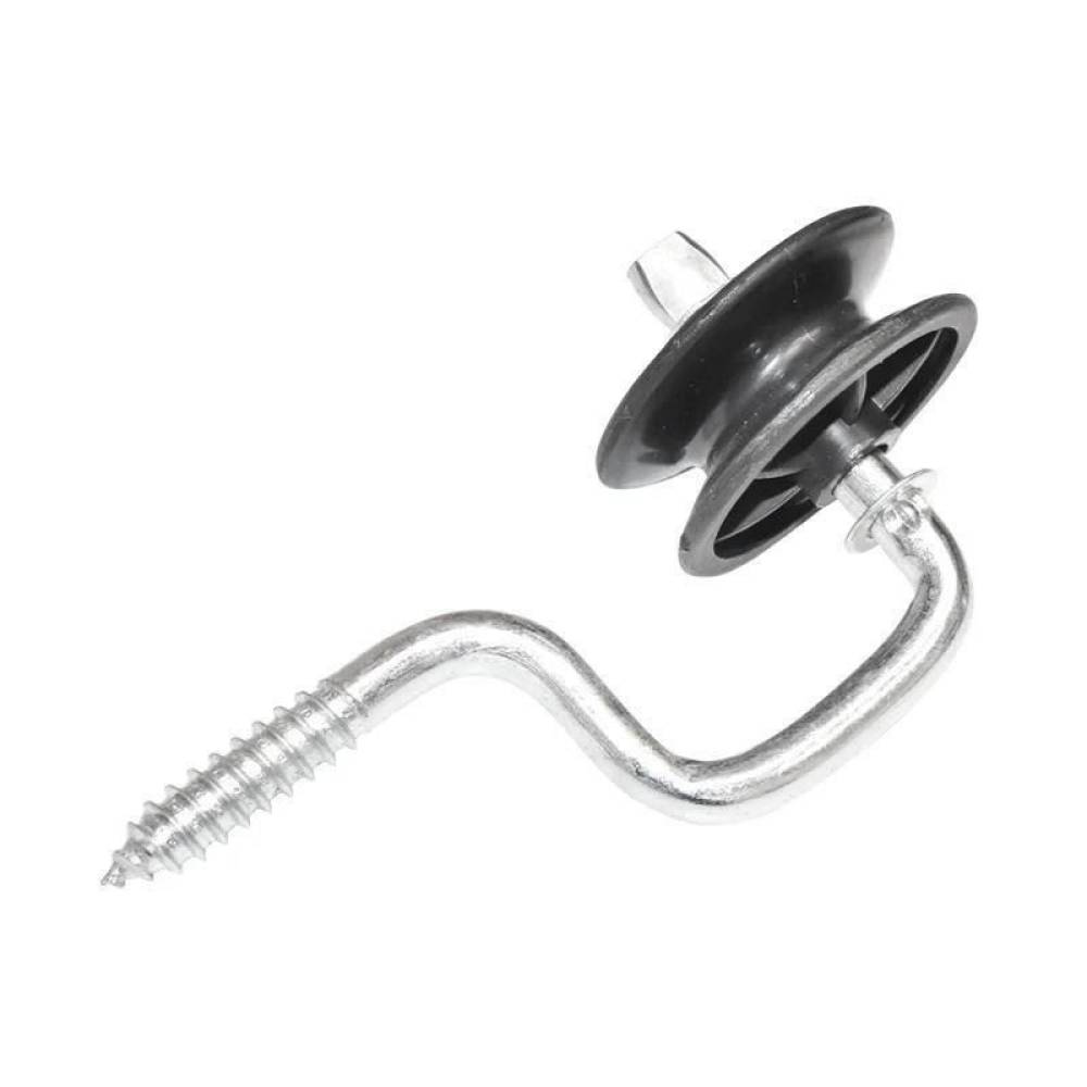 Izolator negru cu fanta, fi 6,9mm BK87644