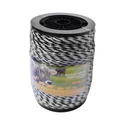 Rola fir alb cu negru, fi4, 3x0.2mm, gard electric BK87623 Rola fir alb cu negru, fi4, 3x0.2mm, gard electric BK87623