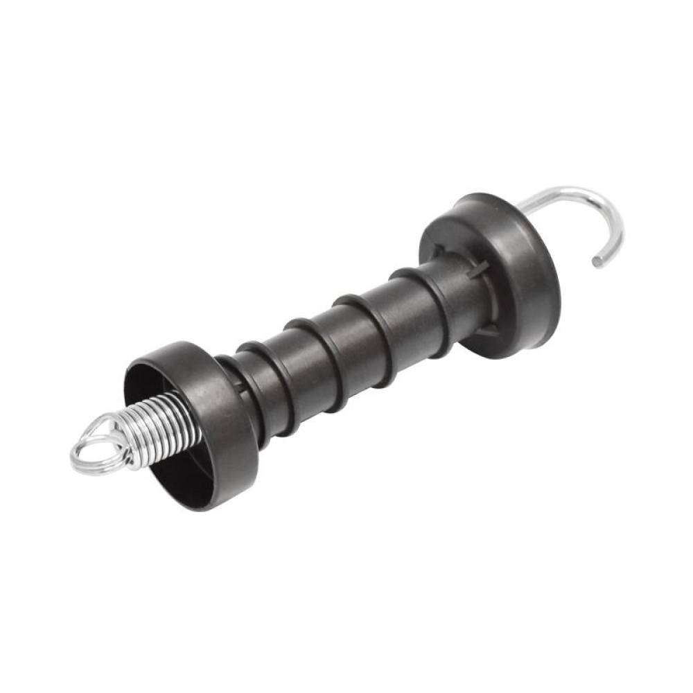 Maner poarta negru cu arc mare si carlig gard electric BK87670 Maner poarta negru cu arc mare si carlig gard electric BK87670