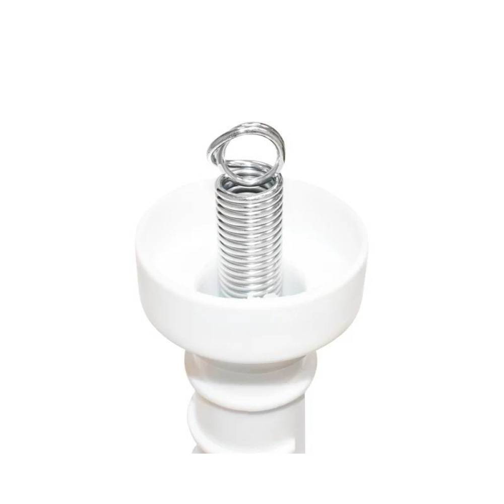 Maner poarta alb cu arc si carlig BK87659