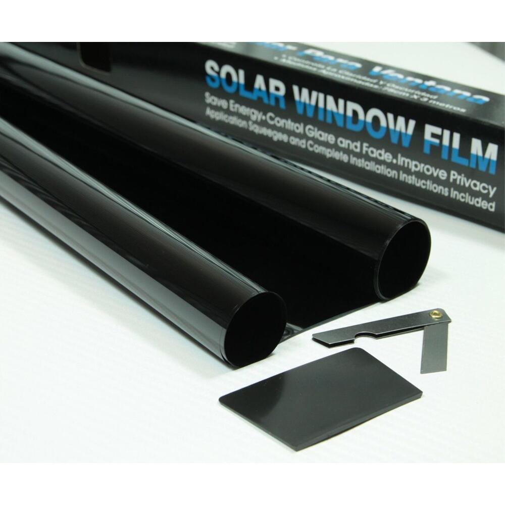 Folie geam neagru inchis, DB Dark Black 15%, 0.5x6m WSF HL Folie geam neagru inchis, DB Dark Black 15%, 0.5x6m WSF HL