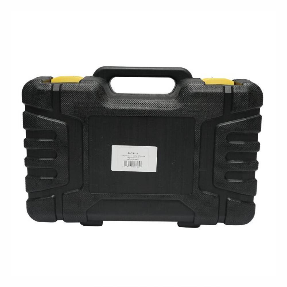 Trusa compresor auto, 2 cilindrii, cu 7 accesorii, 12V, 10bar, 45l/min, cu lanterna, BK79239 Trusa compresor auto, 2 cilindrii, cu 7 accesorii, 12V, 10bar, 45l/min, cu lanterna, BK79239