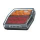 Lampa spate 99,6x93, 4 functii, iluminare numar, LED, cablu, FT-222T LED Fristom