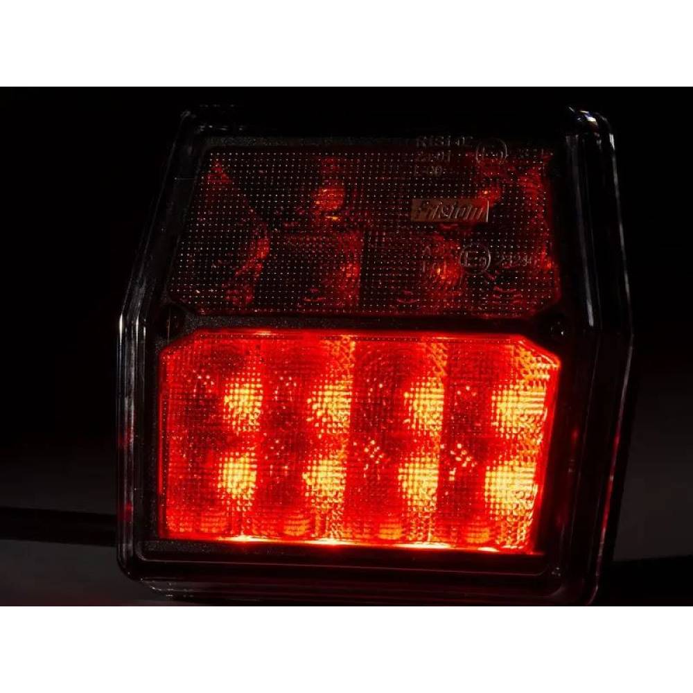 Lampa spate 99,6x93 4 functii, iluminare numar, LED, mufa, FT-222T LED Bajonet Fristom