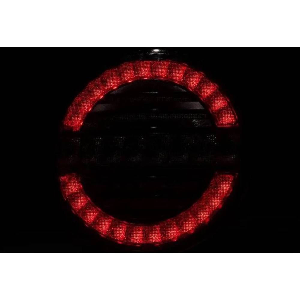 Lampa ceata si pozitie, 2 suruburi LED, fi140, 12-24V, FT-214-LED Fristom