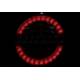 Lampa ceata si pozitie, 2 suruburi LED, fi140, 12-24V, FT-214-LED Fristom