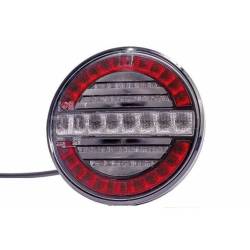 Lampa ceata si pozitie, 2 suruburi LED, fi140, 12-24V, FT-214-LED Fristom