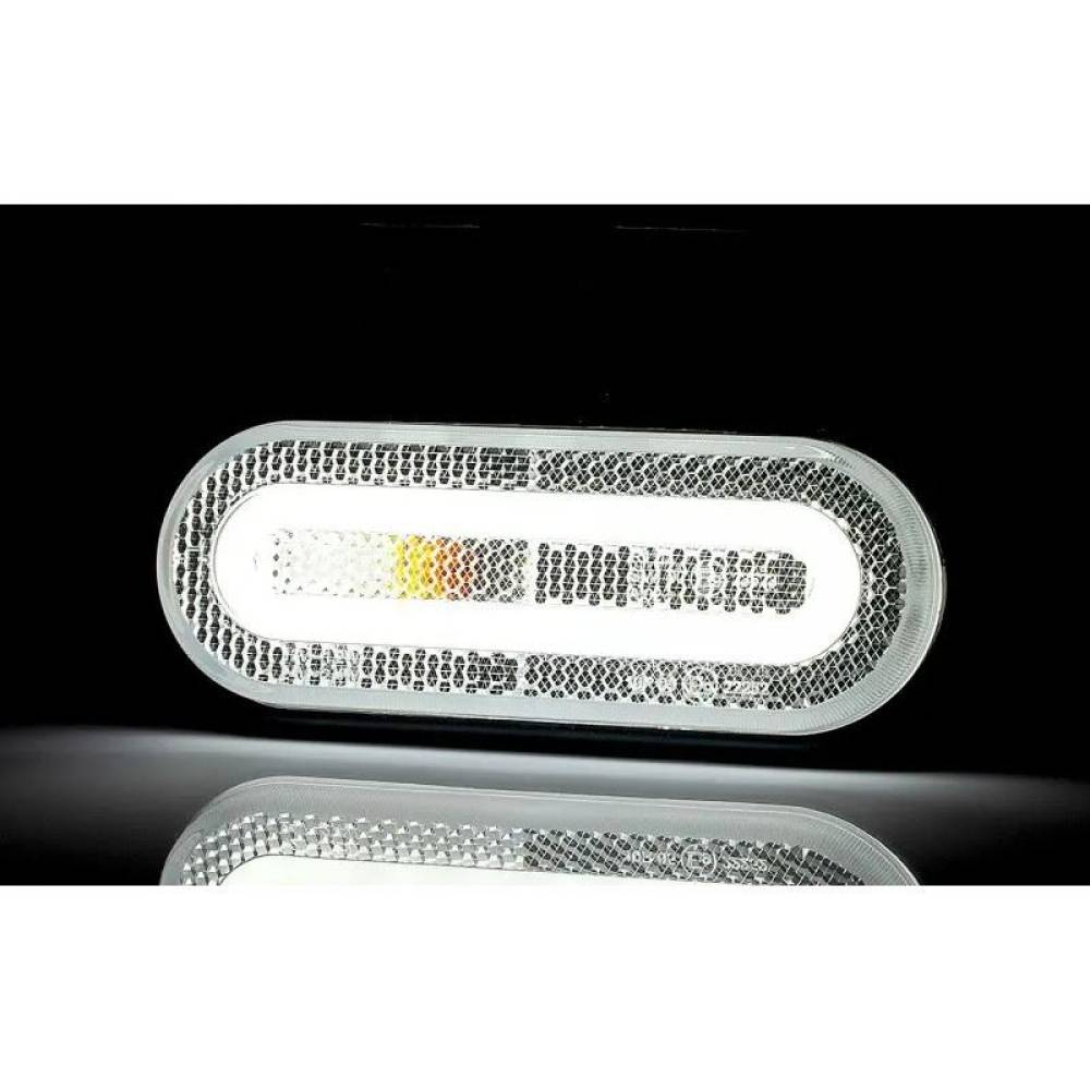 Lampa gabarit 121x47, LED, alba, FT-072-B LED Fristom
