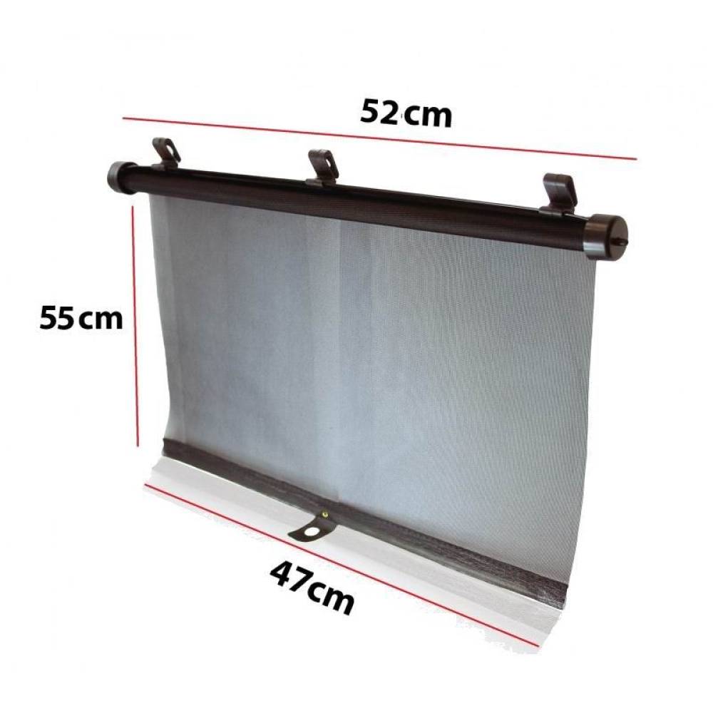 Jaluzele rulou cu ventuza, lateral si spate 55x54cm, 2 bucatix52, 512.40 Heyner