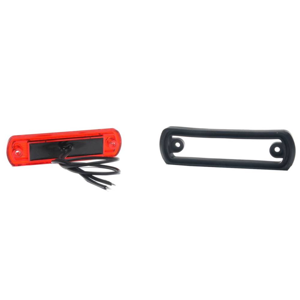 Lampa gabarit 110x31, LED, rosie, W189 1339 Was